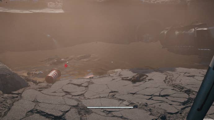 Dead Island 2 screenshot showing the collapsed road at the Halperin Hotel.