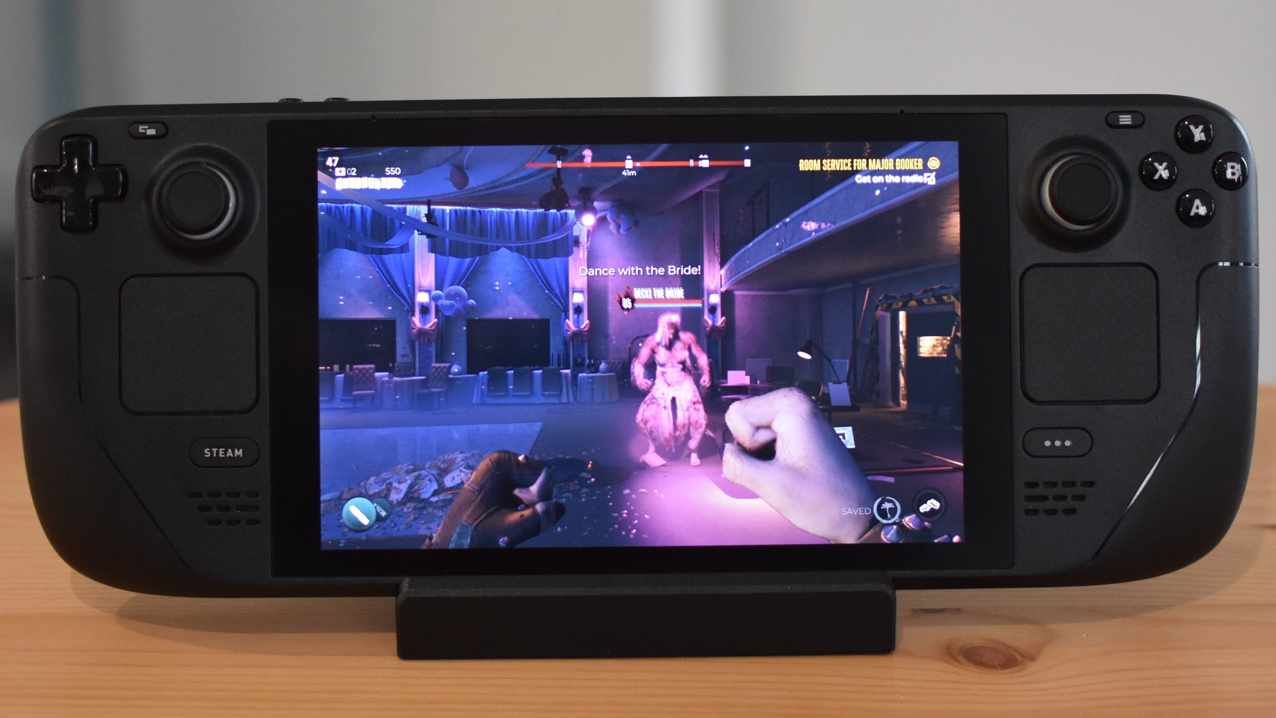 Dead Island 2 running on a Steam Deck.