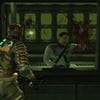 A Lurker necromorph kills an unfortunate scientist in Dead Space.