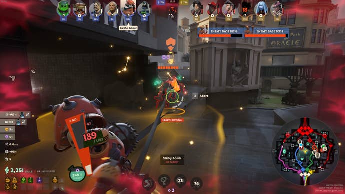 In a Deadlock match, Bebop hooks and pulls in an enemy Wraith.