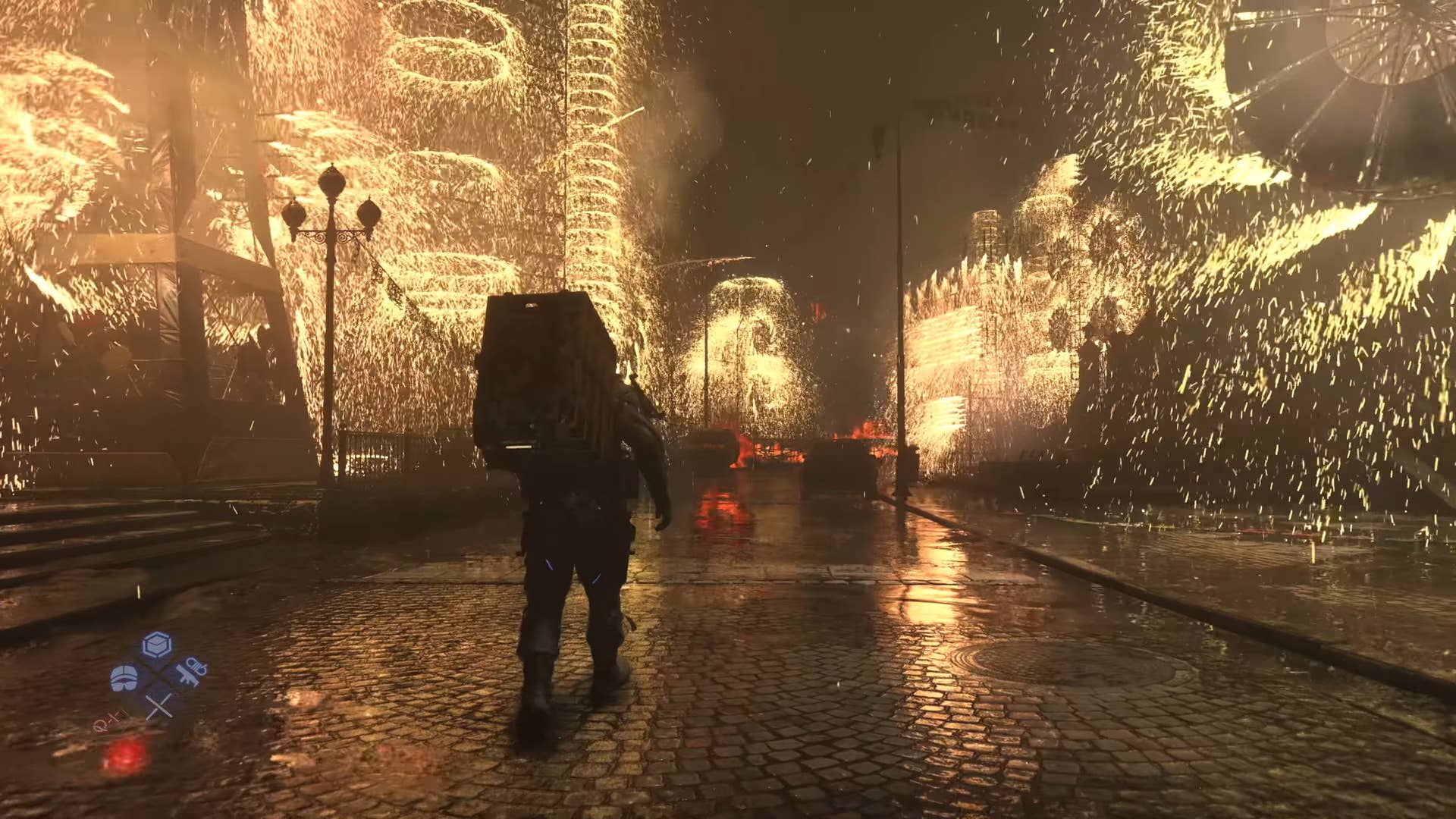 death stranding 2 screenshot - particles galore