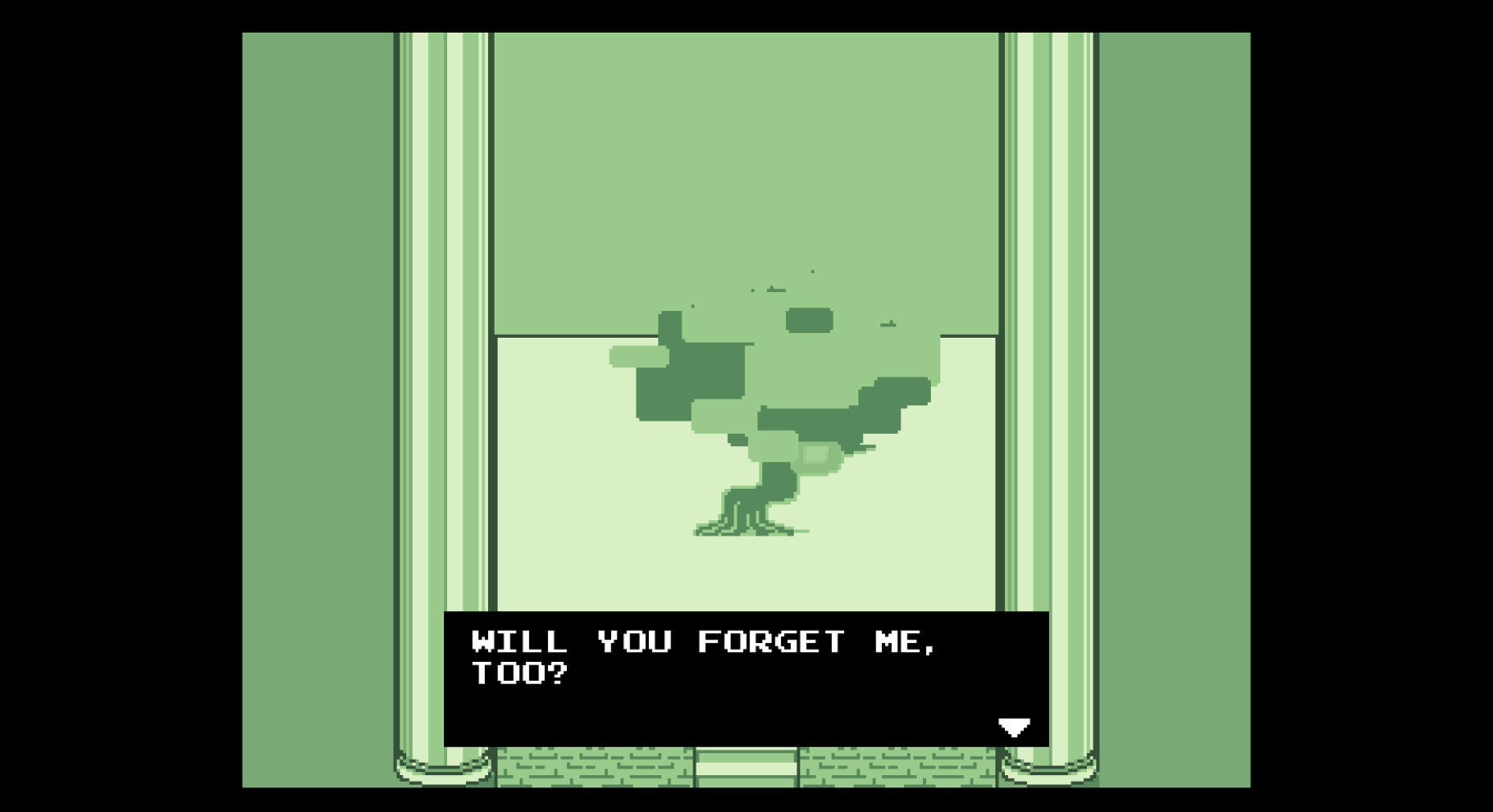 Talking to the egg man in Deltarune Chapter Three.