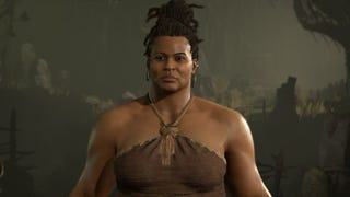 Diablo 4 image showing a Druid in the character creation screen.