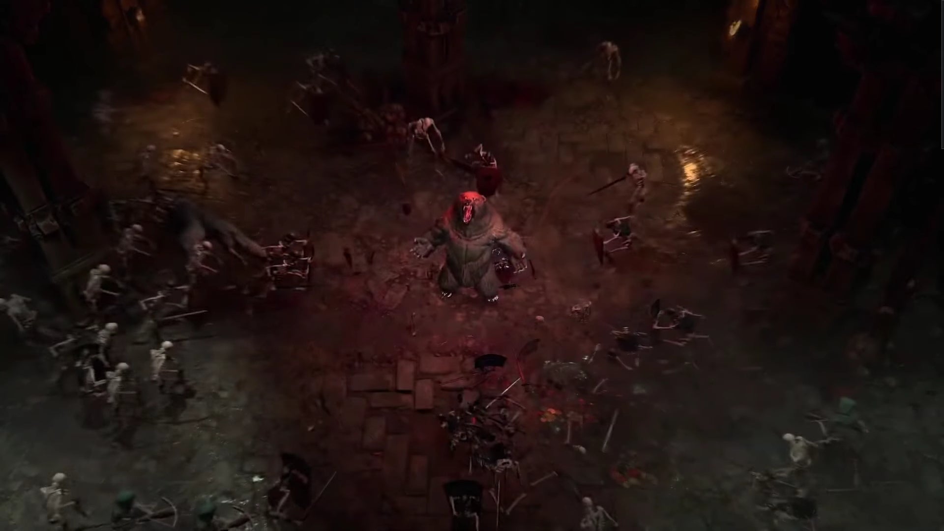 Screenshot from Diablo 4 Druid reveal trailer (turning into a bear) - 4