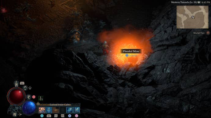 Diablo 4 Flooded Mine in-game screenshot