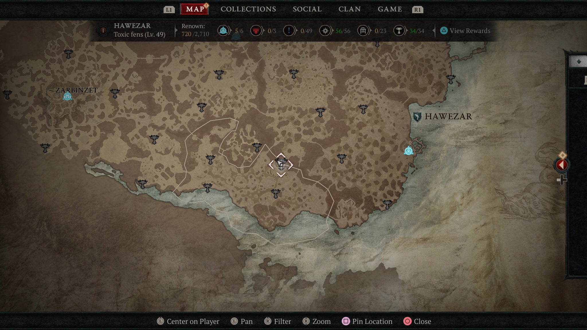 Toxic Fens altar 2 Diablo 4 - 125