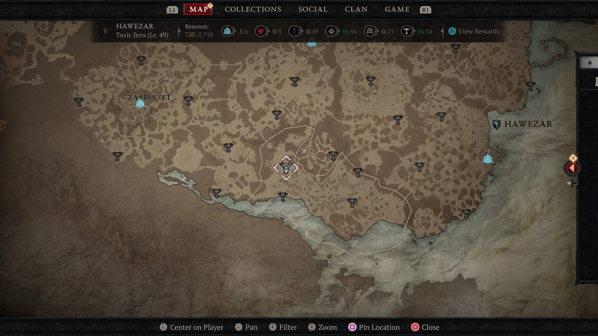 Toxic Fens altar 3 Diablo 4 - 126