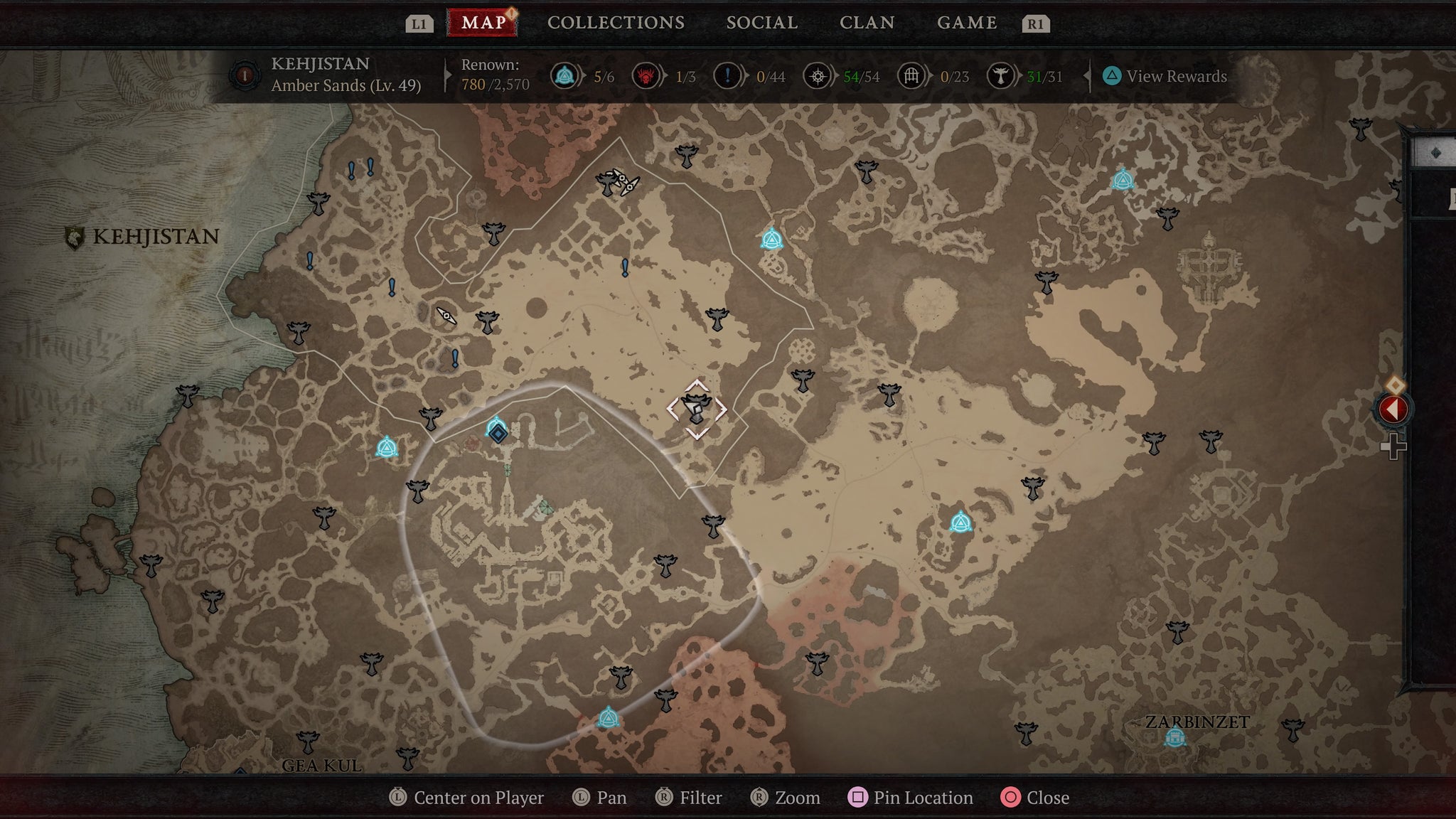 Amber Sands altar 6 Diablo 4 - 140