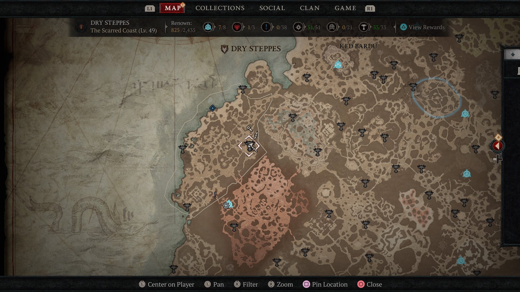 The Scarred Coast altar 2 Diablo 4 - 90