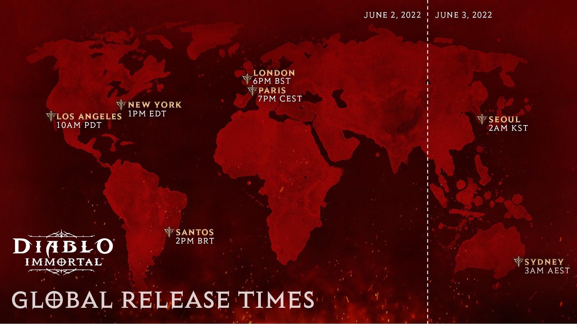 Diablo Immortal release time When does Diablo Immortal unlock