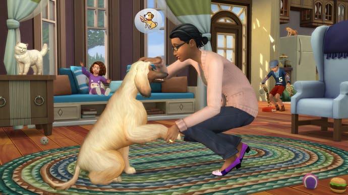 Hunde und Katzen in Die Sims 4.