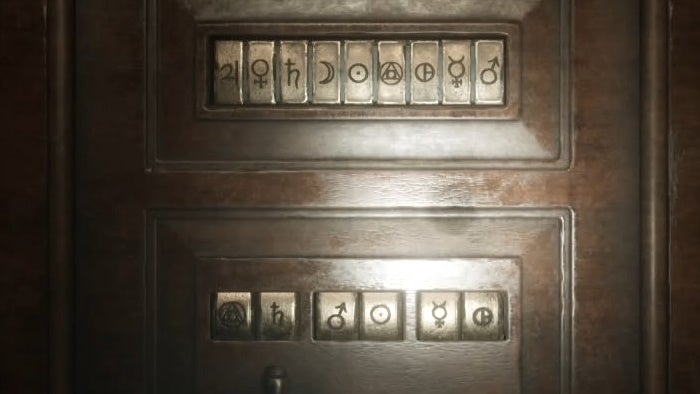 Close up of the Director&rsquo;s Office safe puzzle solution in Silent Hill 2.
