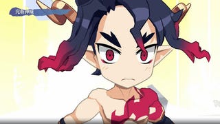 An image of Fuji looking into the camera from Disgaea 7