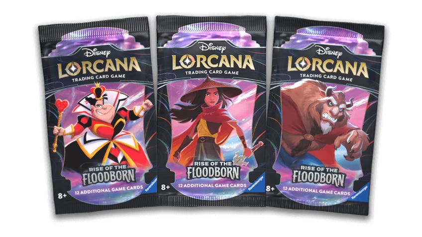 Disney Lorcana TCG Rise of the Floodborn booster packs