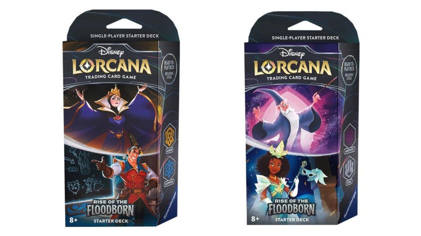 Disney Lorcana TCG Rise of the Floodborn starter decks