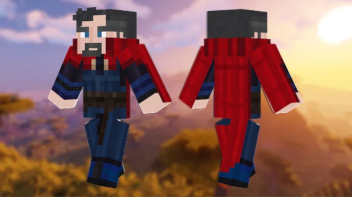 A Doctor Strange Minecraft skin