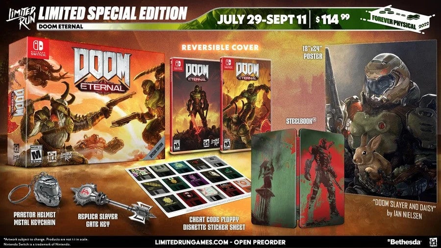 Doom Eternal: 4 verschiedene Editionen für Switch angekündigt