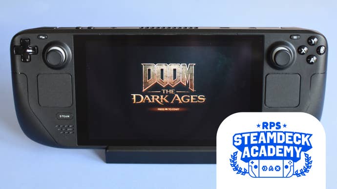 The Dark Ages moving connected a Steam Deck.
