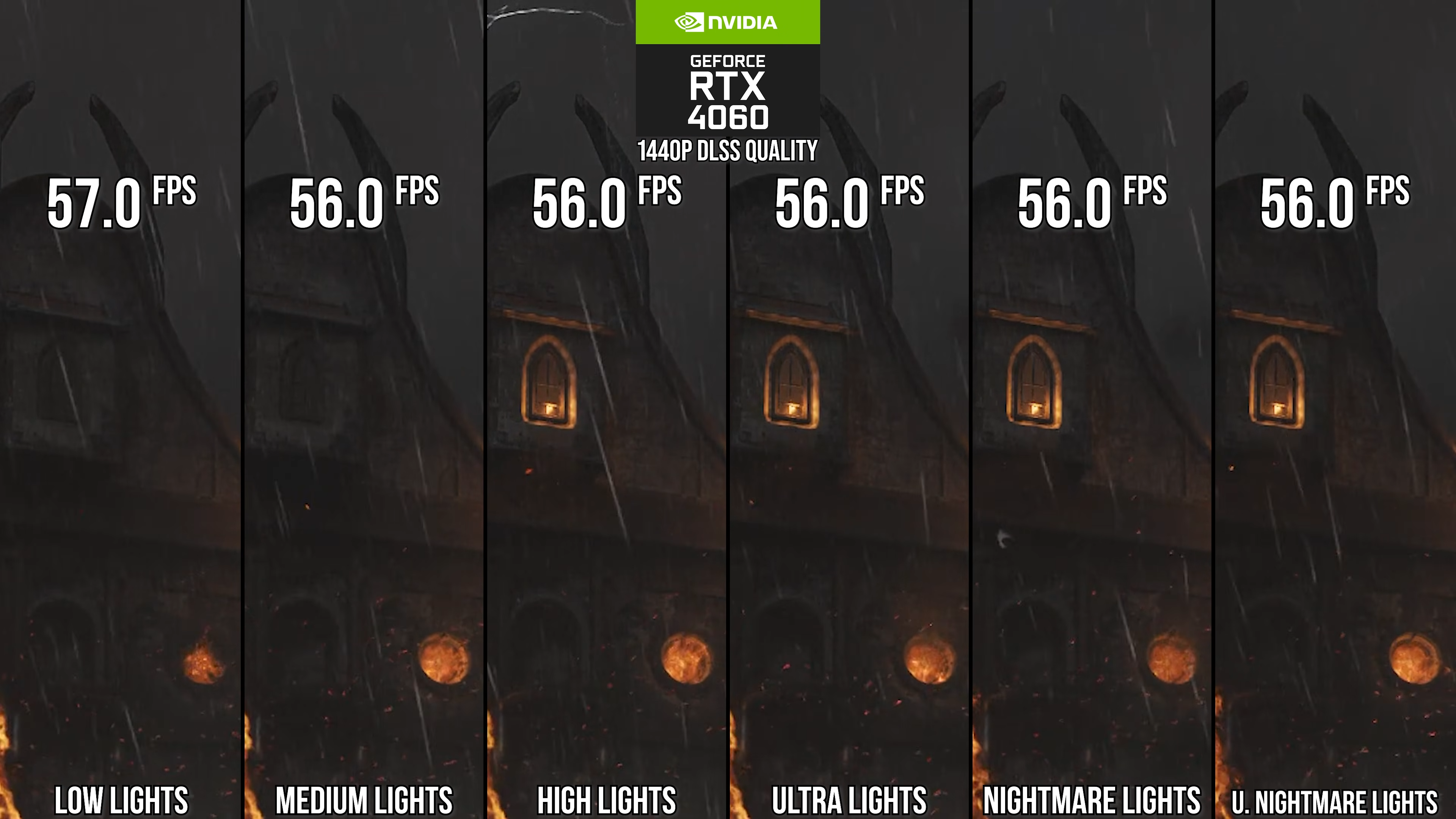 Doom: The Dark Ages - lights quality setting comparison