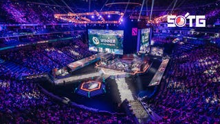 A view of the International arena crowd in Shanghai, 2019