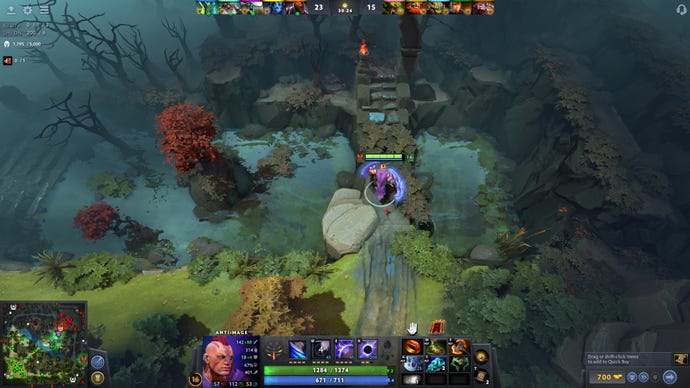 Exploring the new larger map in Dota 2 after the New Frontiers update