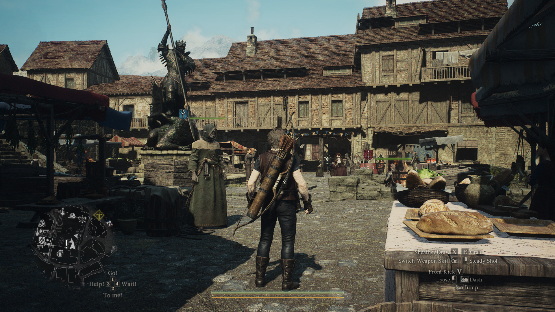 Dragon&rsquo;s Dogma 2 running at 1080p with High quality settings.