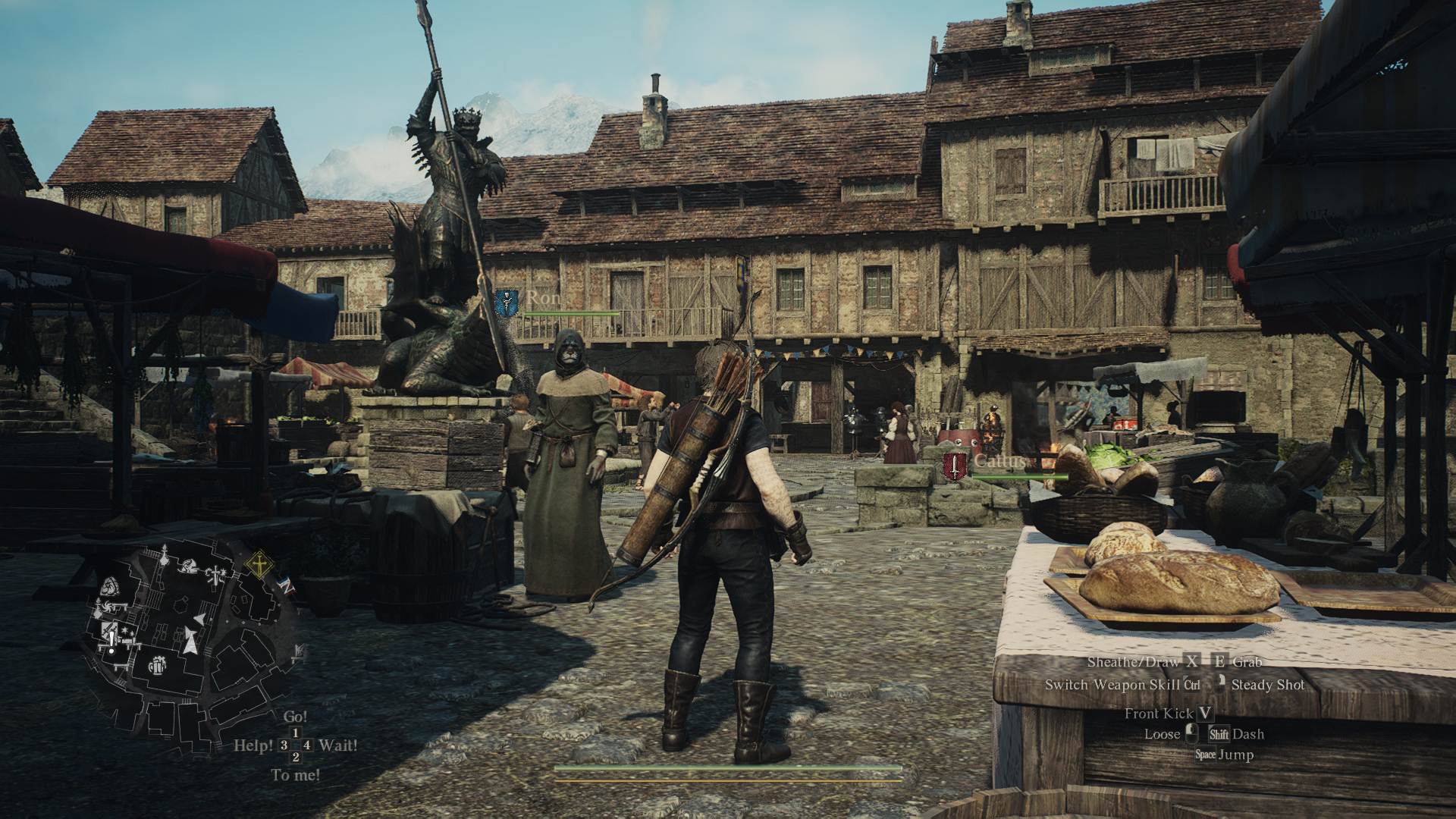 Dragon&rsquo;s Dogma 2 running at 1080p with Low quality settings.