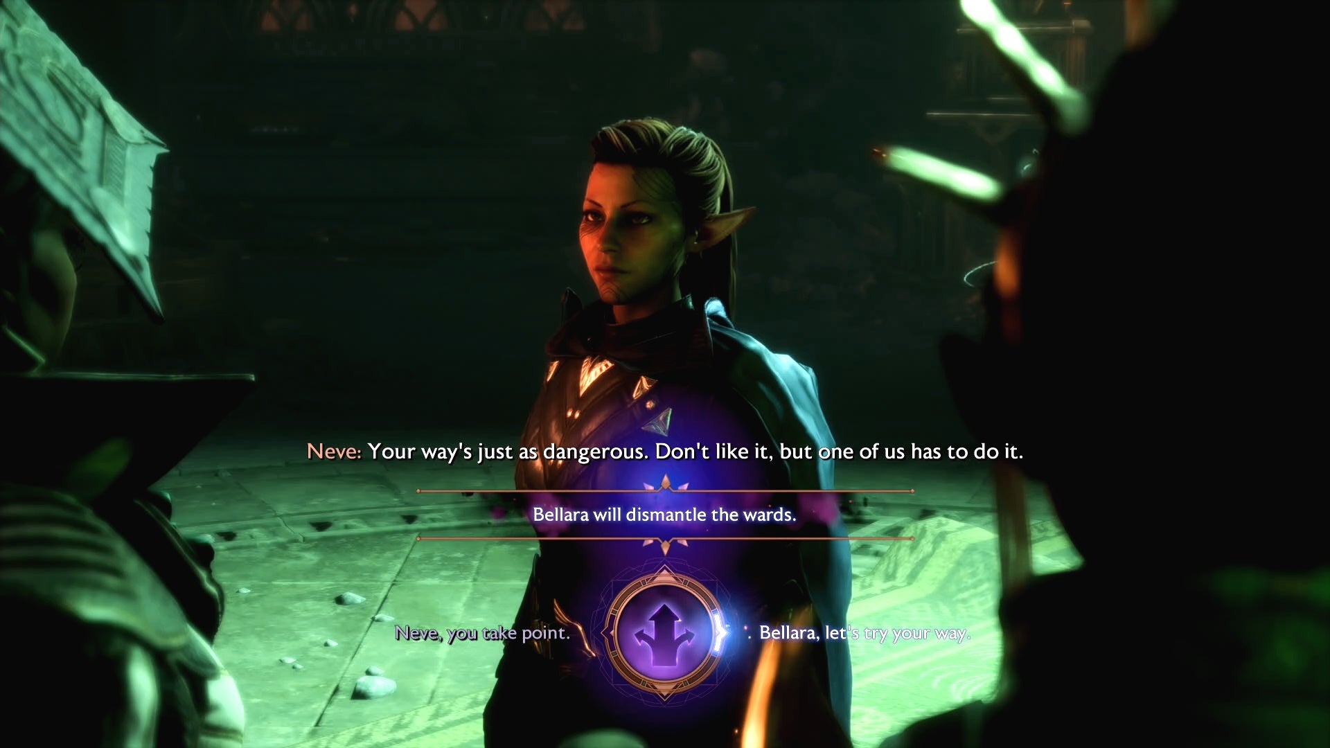 Picking Bellara or Neve in Dragon Age The Veilguard.