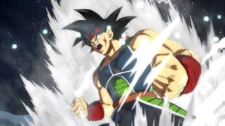 Anime man screaming in Dragon Ball FighterZ