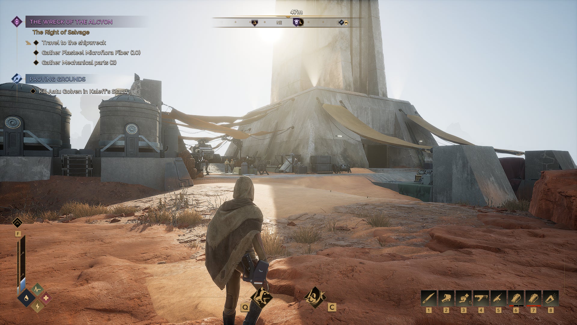 Dune: Awakening running on Ultra settings. - 7