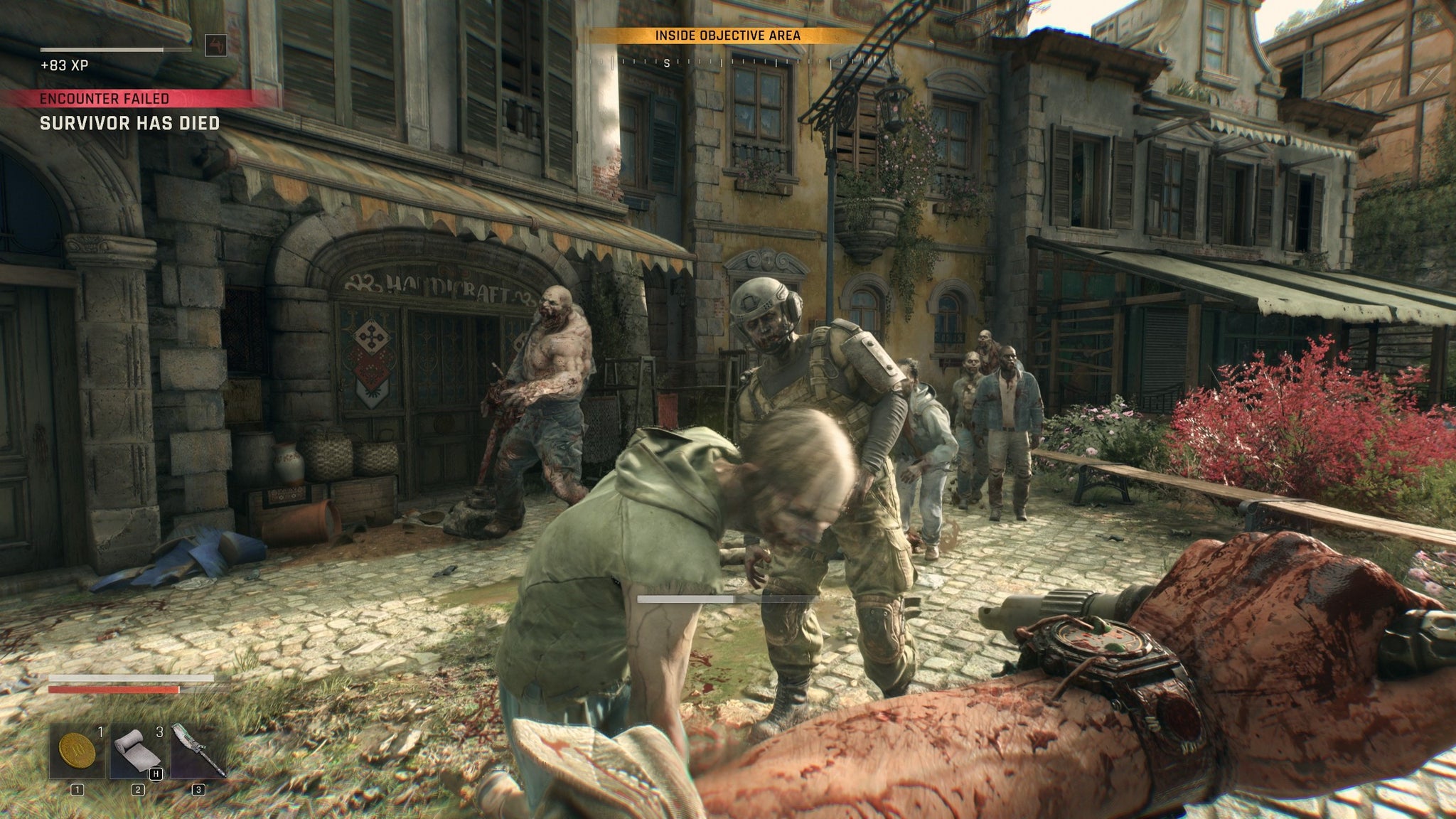 Taking on a crowd of zombies in Dying Light: The Beast. - 6