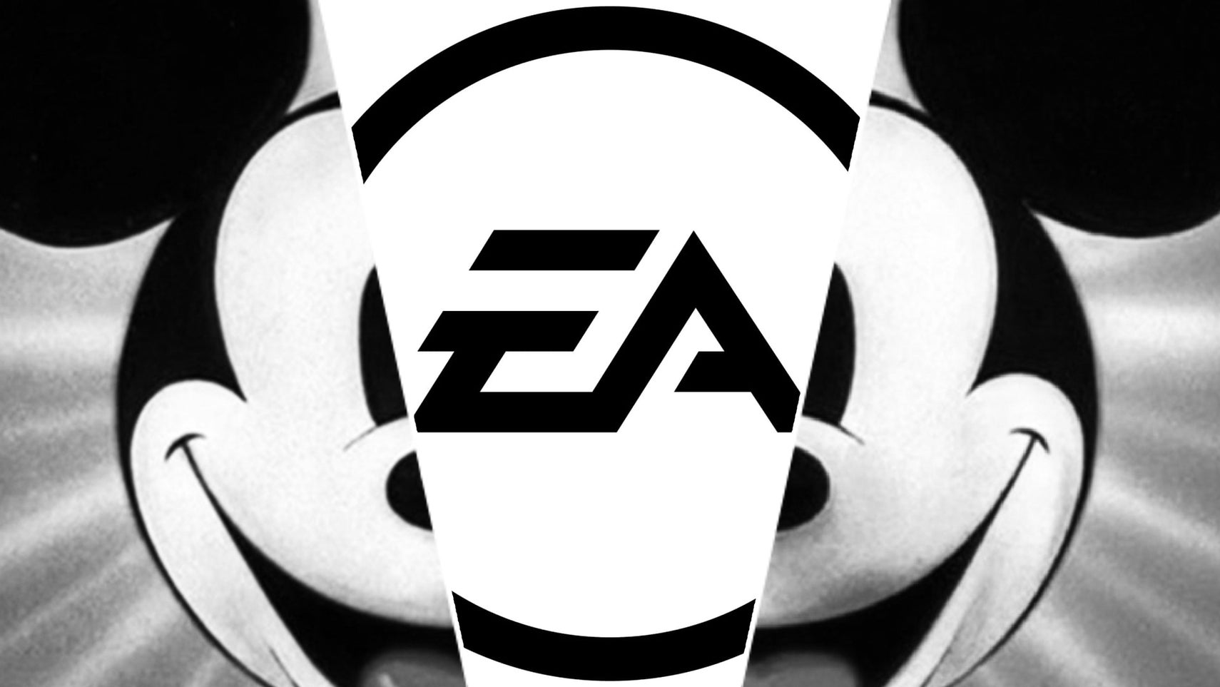 Mickey Mouse and the EA logo - 1