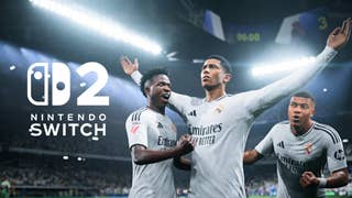 EA Sports FC 25 promo screenshot with Switch 2 logo added