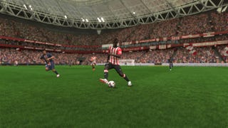 Nico Williams performing a stepover for Athletic Bilbao in EA Sports FC 25.