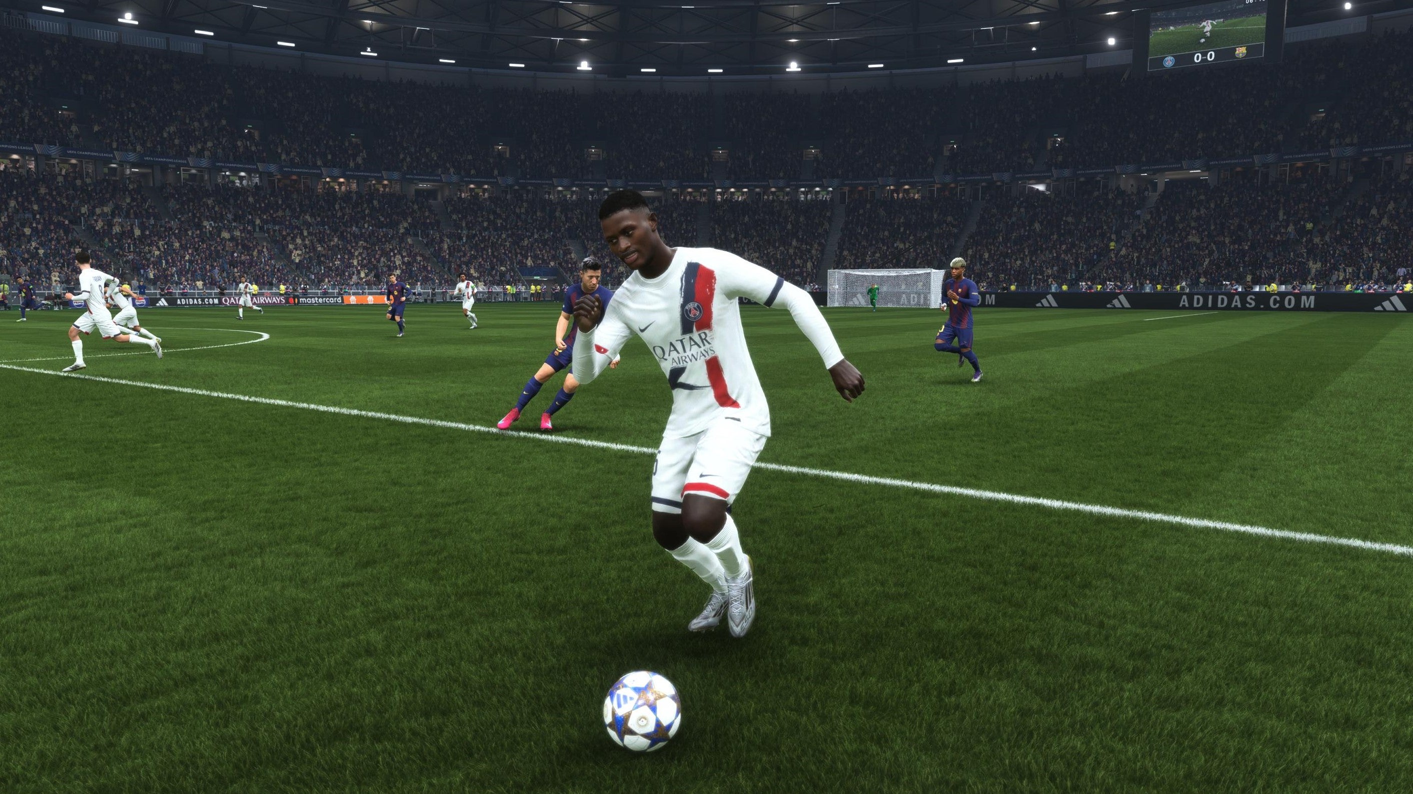 Nuno Mendes sprinting with Quick Step+ in EA Sports FC 26. - 1