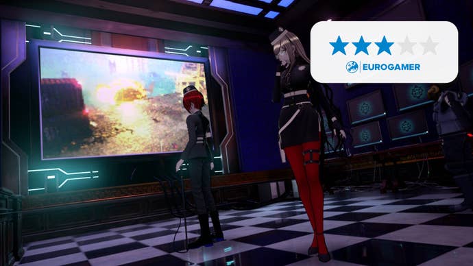 Master Detective Archives, dark view with screen.