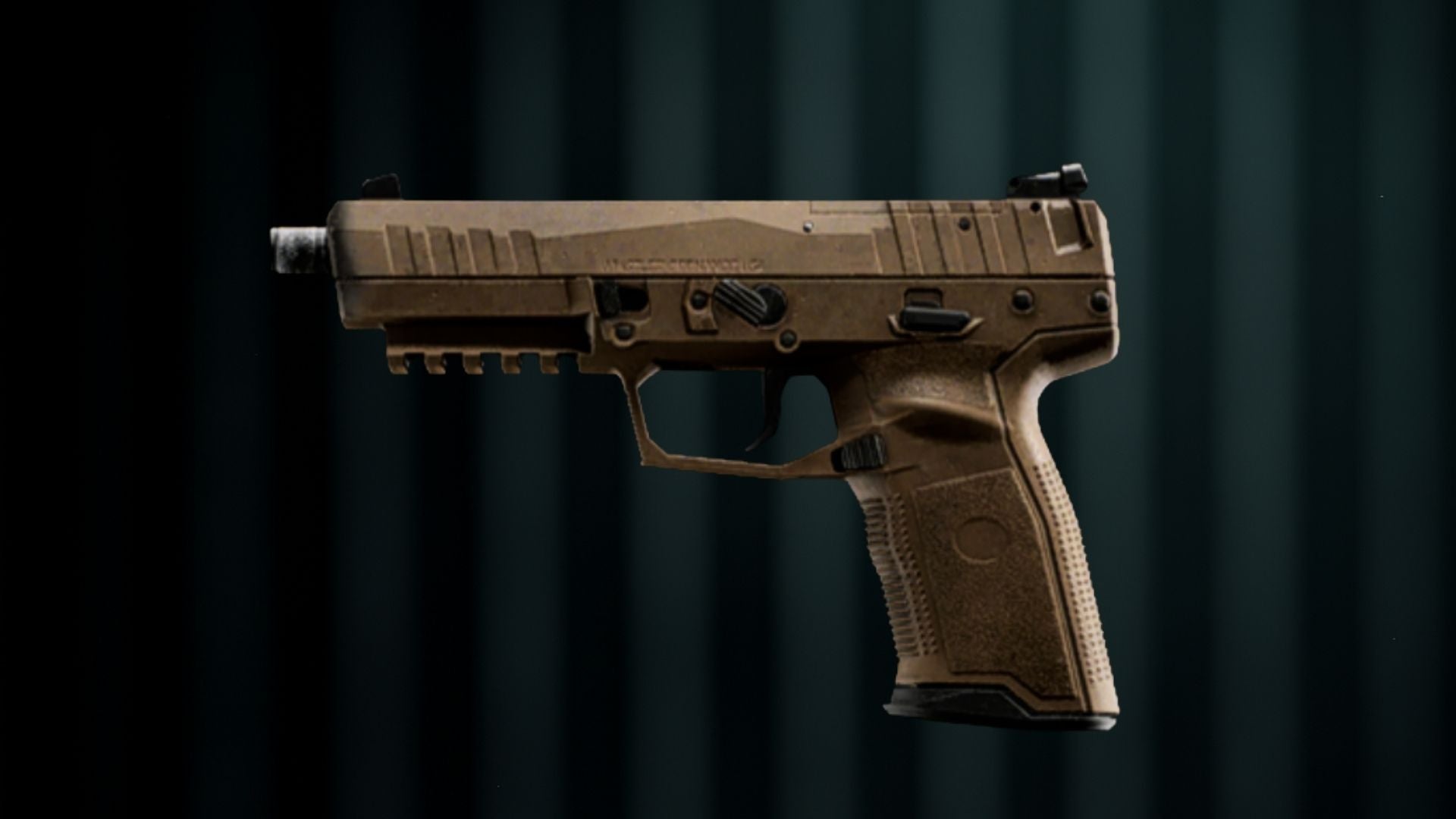 ES 5.7 Pistol from Battlefield RedSec on a plain background. - 6