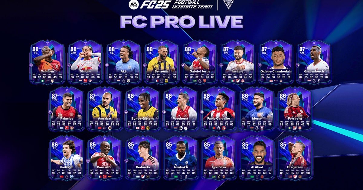 EA FC 25: FC Pro Live Upgrade Tracker - Alle Spieler und ihre finalen ...