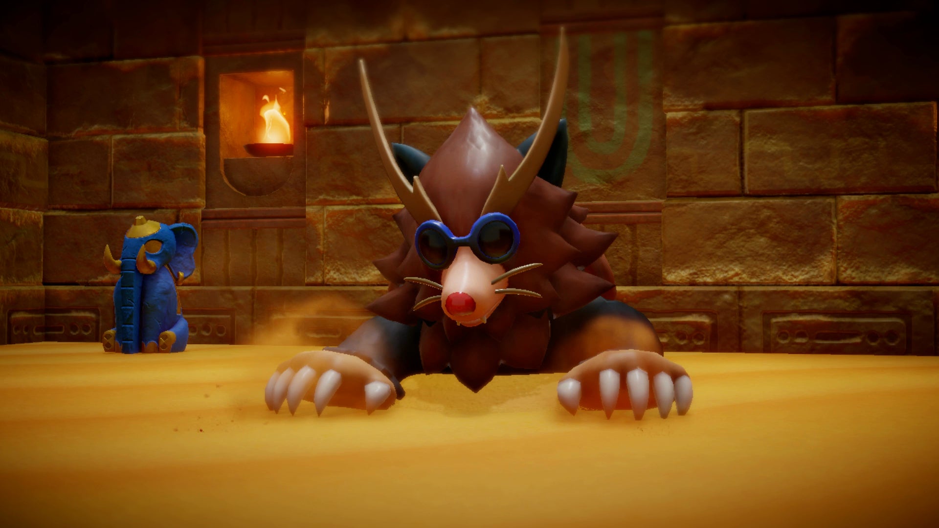 The mole boss in Zelda: Echoes of Wisdom, Mogryph. - 1