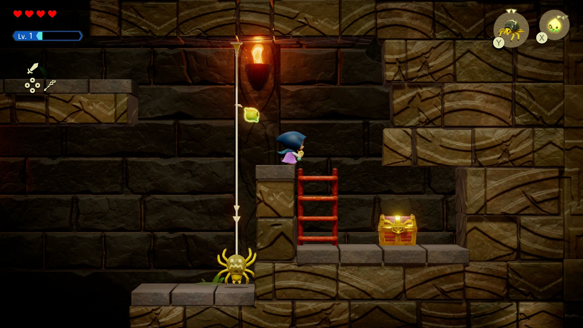 Princess Zelda opening a treasure chest in Zelda: Echoes of Wisdom. - 20