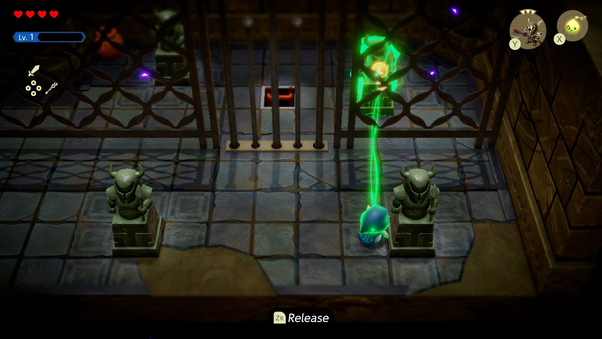 Princess Zelda moving a statue in Zelda: Echoes of Wisdom. - 24