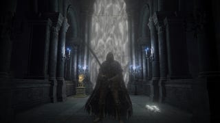 The player stands in front of the room where you can access the Mimic Tear Spirit Ashes in Elden Ring