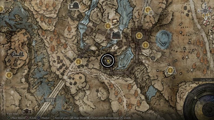 Elden Ring Shadow of the Erdtree Glintblade Trio spell map location
