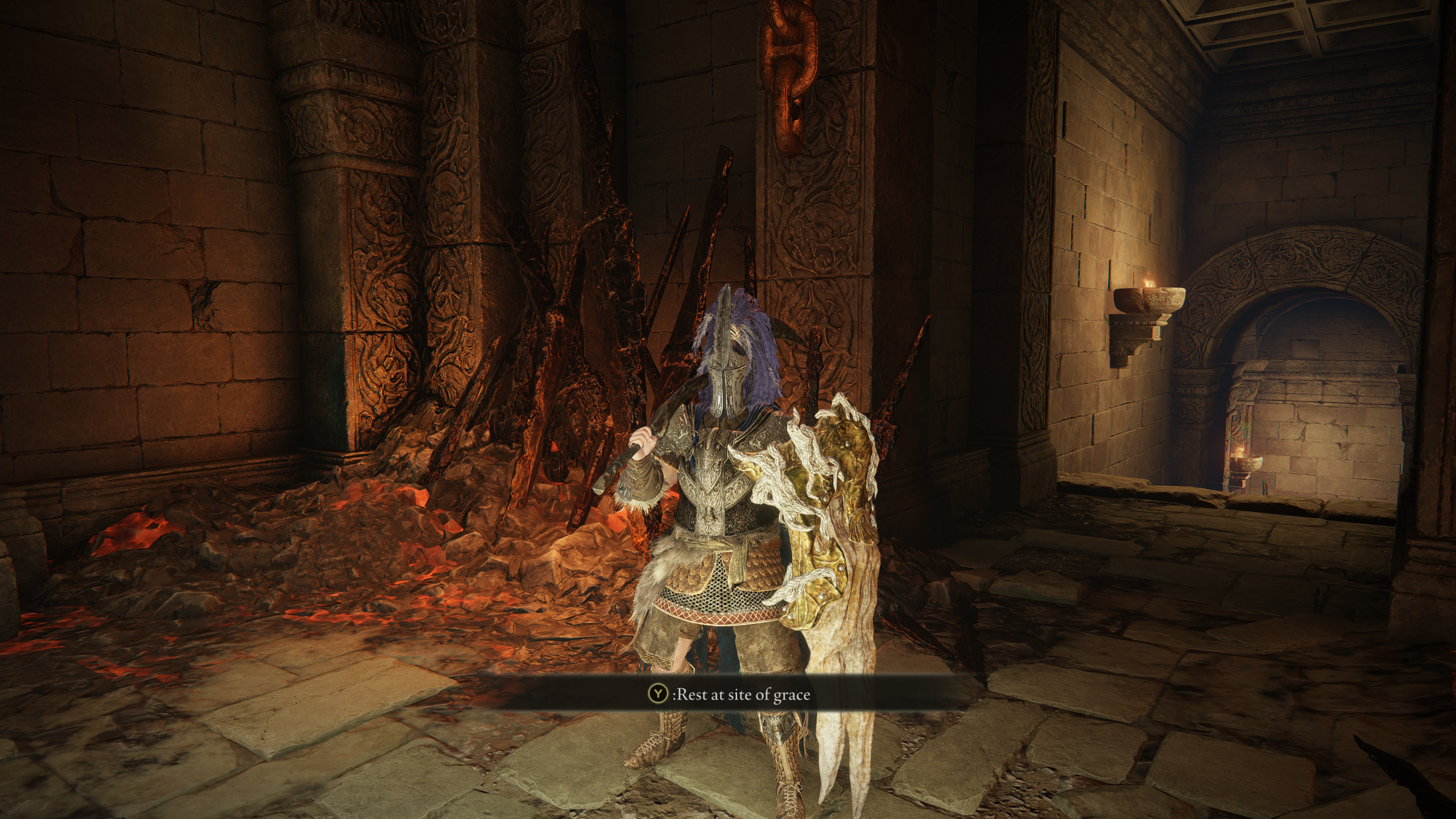 Elden Ring: Shadow of the Erdtree on Maximum quality with ray tracing off.