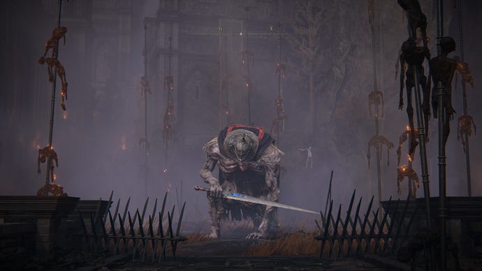 A Troll Knight stands vigil in Elden Ring: Shadow of the Erdtree.