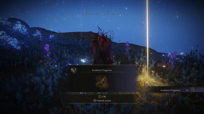 Obtaining the Cerulean Coast Scadutree Fragment in Elden Ring Shadow of the Erdtree.