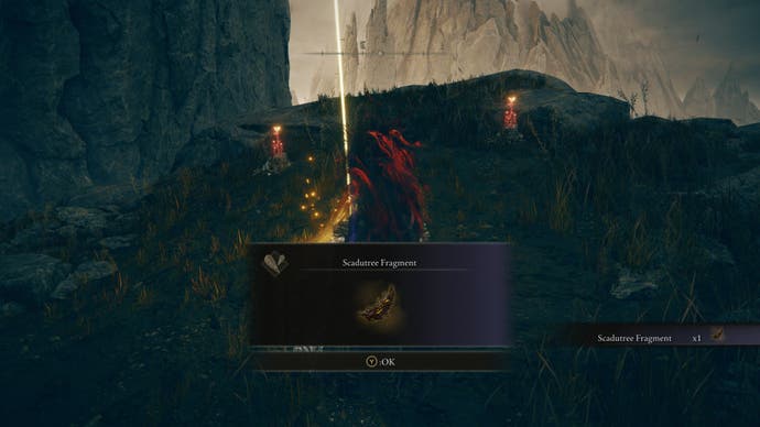 Obtaining the Pillar Path Scadutree Fragment in Elden Ring Shadow of the Erdtree.
