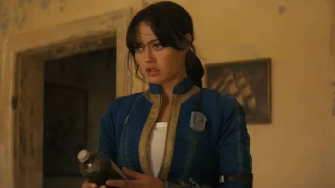 Ella Purnell as Lucy in Amazon Fallout season one