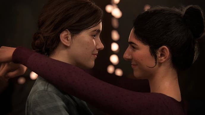 Ellie and Dina dance in The Last of Us Part 2