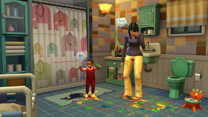 Elternfreuden in Die Sims 4.